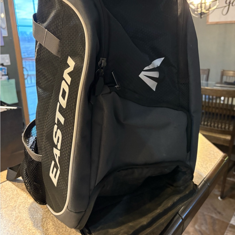 Easton Black & Gray Athletic Backpack
